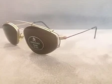 RODENSTOCK Clip On Sunglasses Frames Model R2318 A Color Gold  Tortoise 51-16