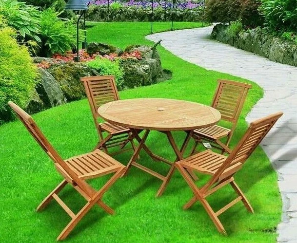 Round patio table and 4 chairs 2025