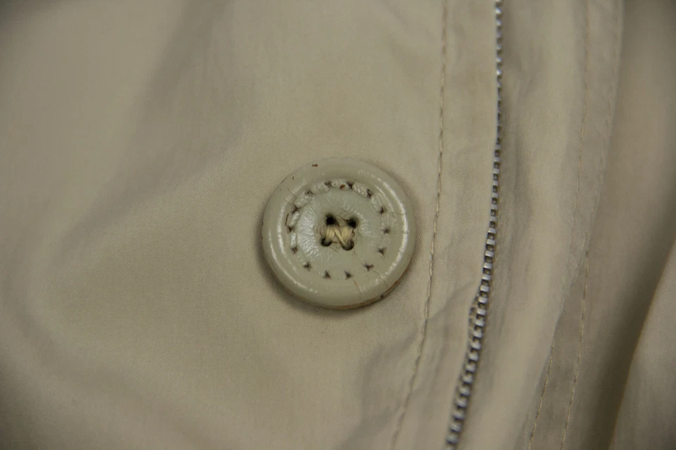 Abrigo Mac Ermenegildo Zegna Ligero Caqui Marrón, TALLA US 42R/EU 52 Foto 2 de 4