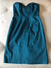 Forever 21 Women's Teal Blue  Strapless Dress Sz Small