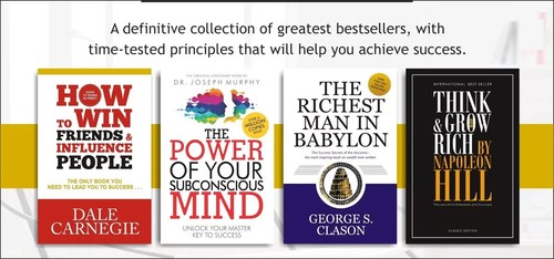 World’s Greatest Books For Motivation Personal Growth & Wealth (Set of 4 Books) - Picture 2 of 6