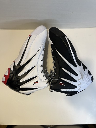 Reebok Men’s Size 12 The Blast Retro Basketball Shoes Black/White/Red GZ9519 - Picture 4 of 10