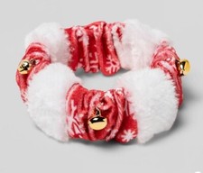 Scrunchie Cat Collar Ruff - Red - Wondershop
