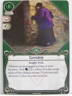 Arkham Horror - 1x #027 Eavesdrop - The Forgotten Age