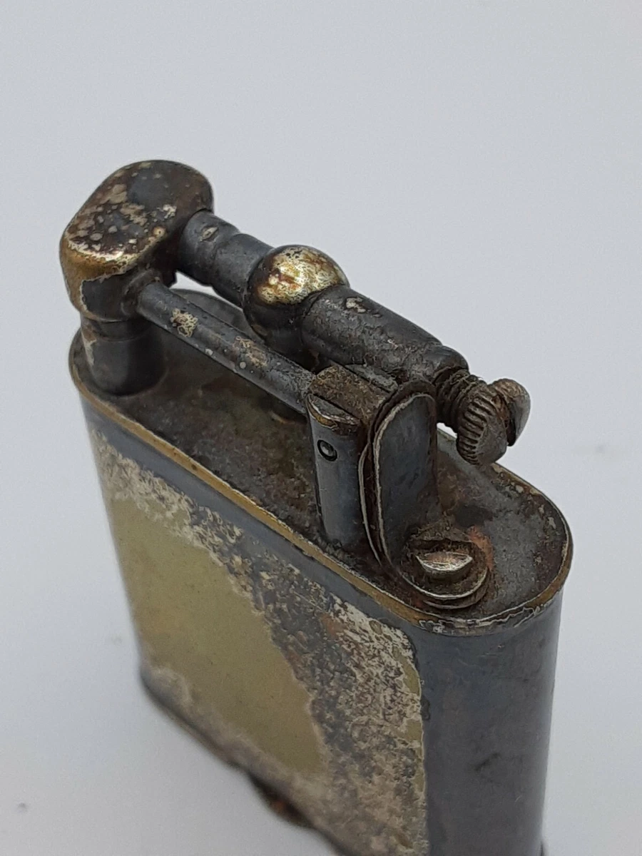 Vintage Dunhill Unique Lift Arm Silver Lighter 1920's