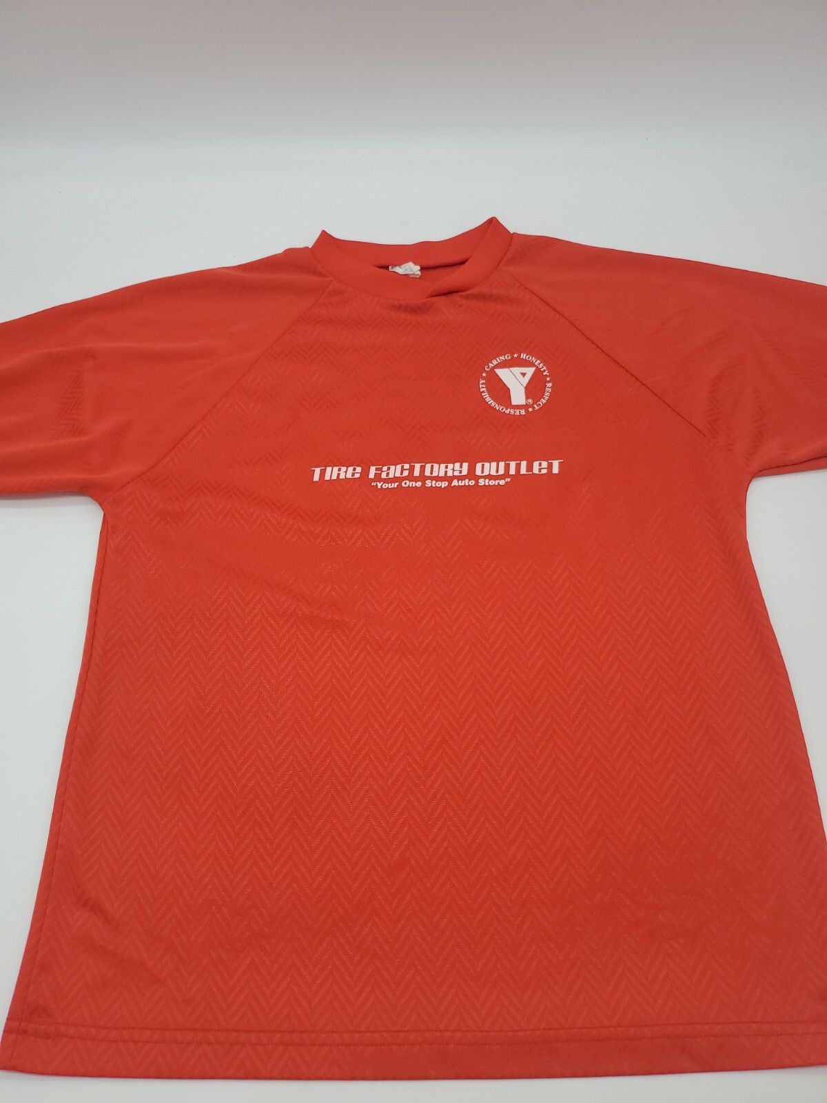 Vintage Soccer Jersey Mens Medium Red Tire Factory Outlet.#0512