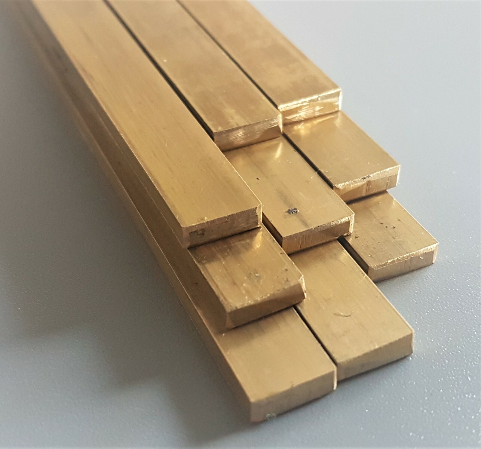 Brass Flat Bar 3/8" x 1/8" (9.53 x 3.2mm) 50, 100, 150, 200, 300