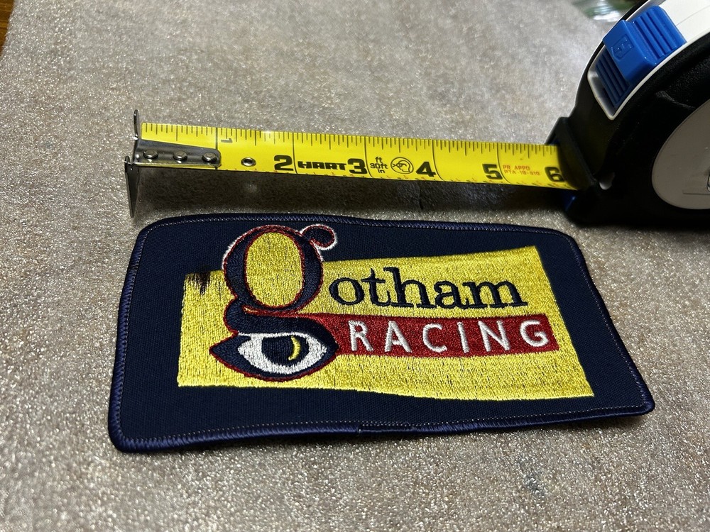 Batman Gotham Racing Patch Vintage Cars