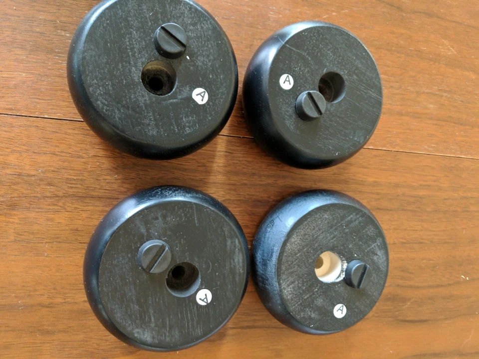 Crosley Furniture Alexandria Bun Foot - Negro Foto 2 de 4