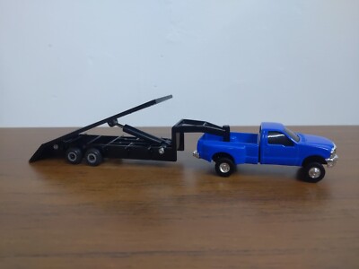 1/64 Ertl Farm Toy Ford F-350 Pickup With Flatbed Trailer #2 | eBay