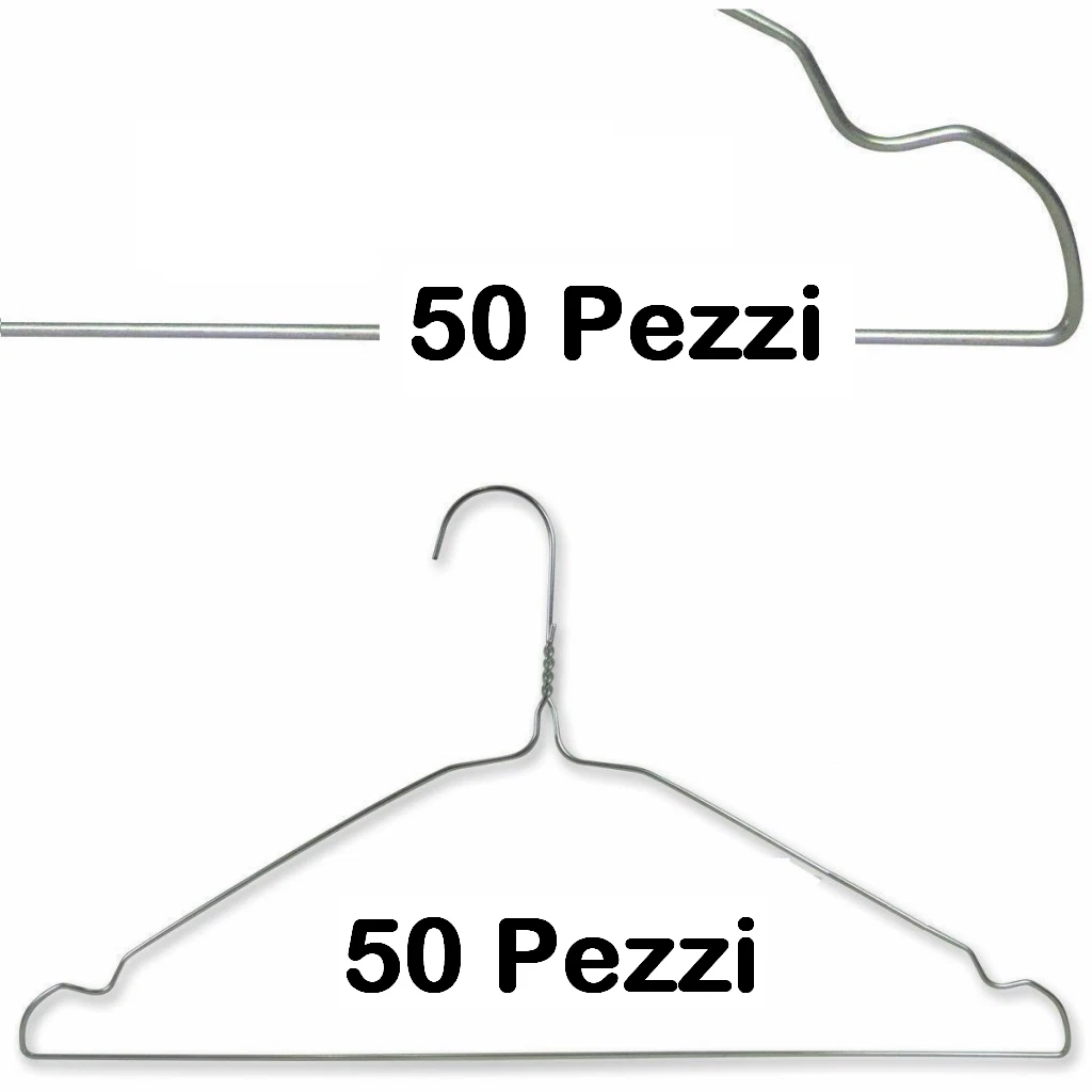 Grucce in alluminio argento, 41,9 cm, eleganti e resistenti