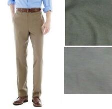 Stafford #5601 NEW Men's Classic Fit Travel Trouser Flat Front Dress Pants 