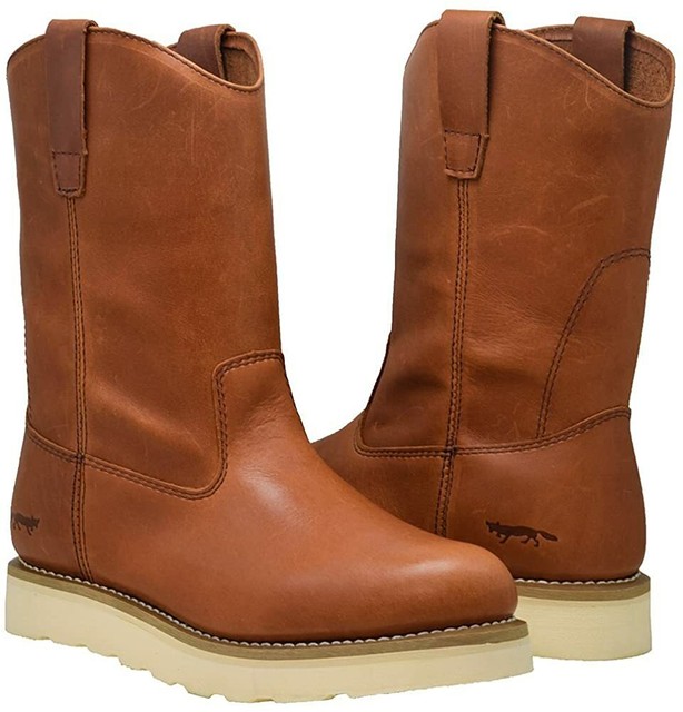 wedge sole work boots