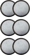 Mr Coffee Activated Charcoal Water Filter Disc Replacement WFF - 6 pks