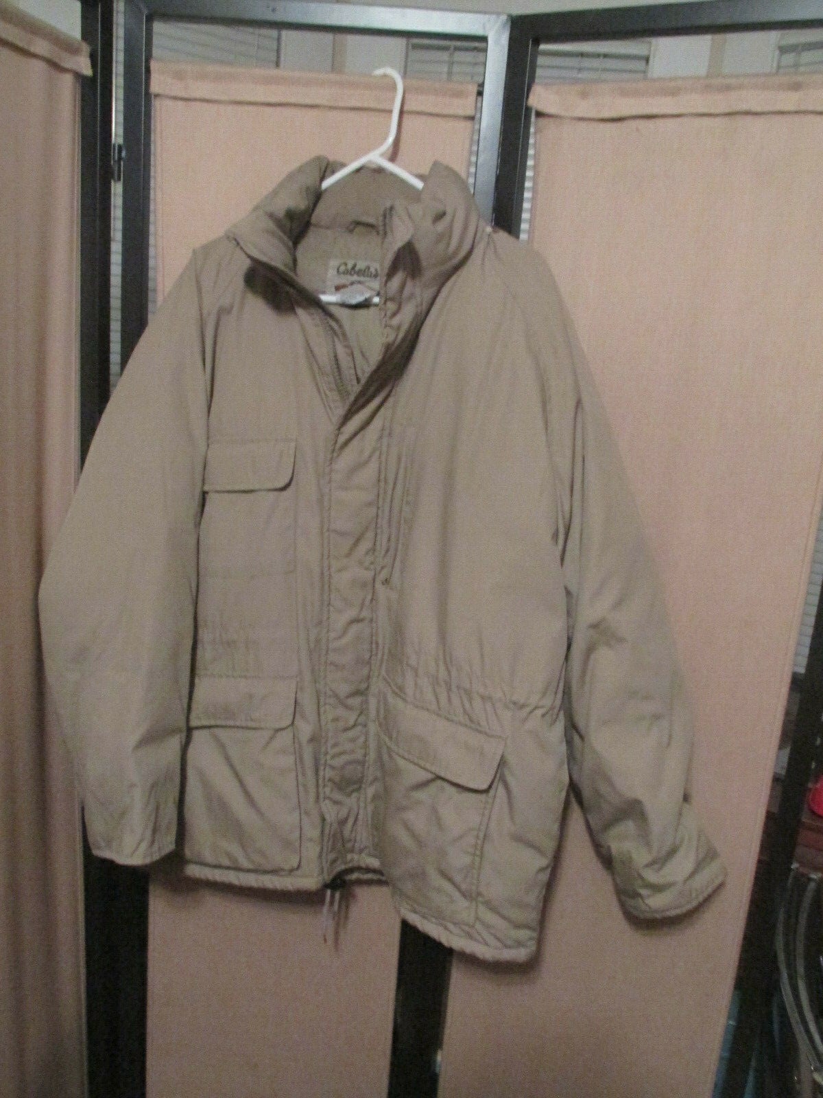 Cabelas Goose Down Winter Parka Jacket Mens Large Kh… Gem
