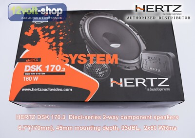 Hertz Dieci component speaker set 45mm