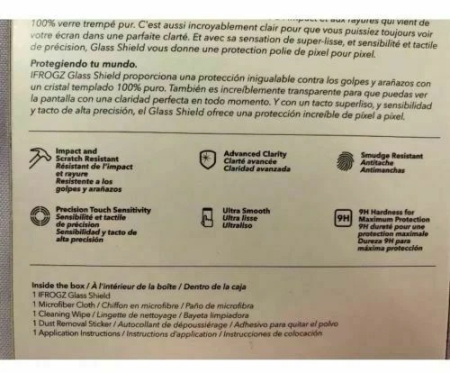 Genuine iFrogz Glass Shield +HD Clarity for Apple iPhone 6 Plus / 6s Plus - Image 2 of 2