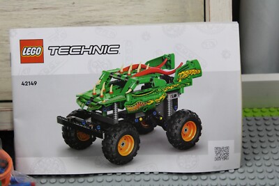 LEGO TECHNIC (42149): Monster Jam Dragon, Used, 100% Complete W/Manual, No Box