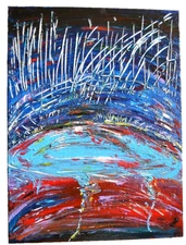  "The POND II"   ORIGINAL FINE ART  American Artist GREGORY HUGH LENG