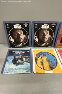 Vintage RCA SelectaVision CED VideoDisc Lot 8 Discs The Boat Killing Fields