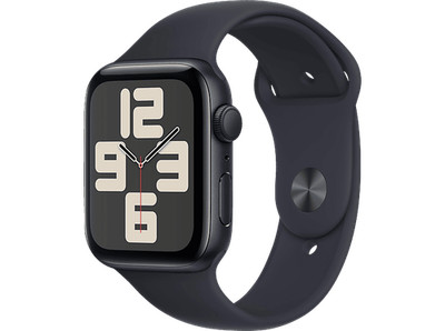 APPLE Watch SE (2023) GPS 44 mm Smartwatch Aluminium Fluorelastomer