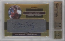 2008 Razor Signature Series Metal Gold Buster Posey BGS 9.5 GEM MINT Auto s4e