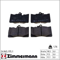 Zimmermann 24965.175.1 Bremsbelagsatz FüR Lexus Gs Is C Is Rc S19 L1 GSE2 E3 C1