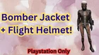 Bomber Jacket outfit and Flight Helmet - Fallout76 - PS5 - Rare