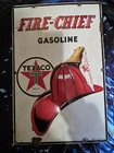 vintage original porcelain gas station signs