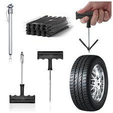 Tire Repair Kit with Plugs,Tire Plug Kit Heavy Duty Professional with T-Handle