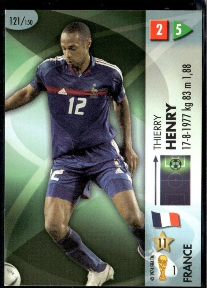 2002 Panini World Cup Japanese Edition - Thierry Henry #56 for