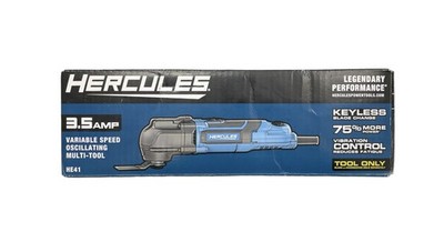 Hercules - HE41 3.5 Amp Variable Speed Oscillating Multi-Tool NEW OPEN BOX