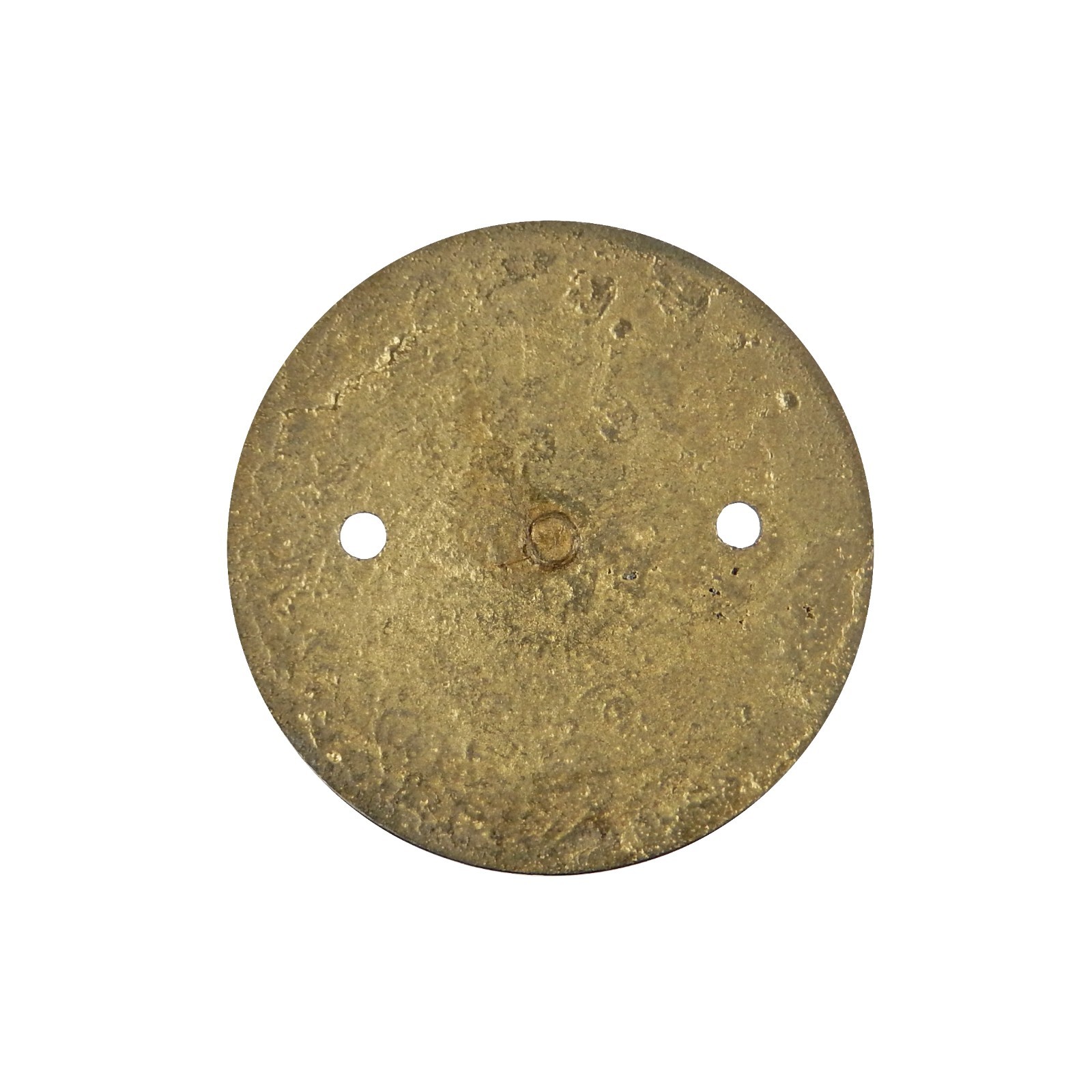 Small Brass Metal Wall Hook Floral Base Key Towel Robe Door Hanger Lightweight