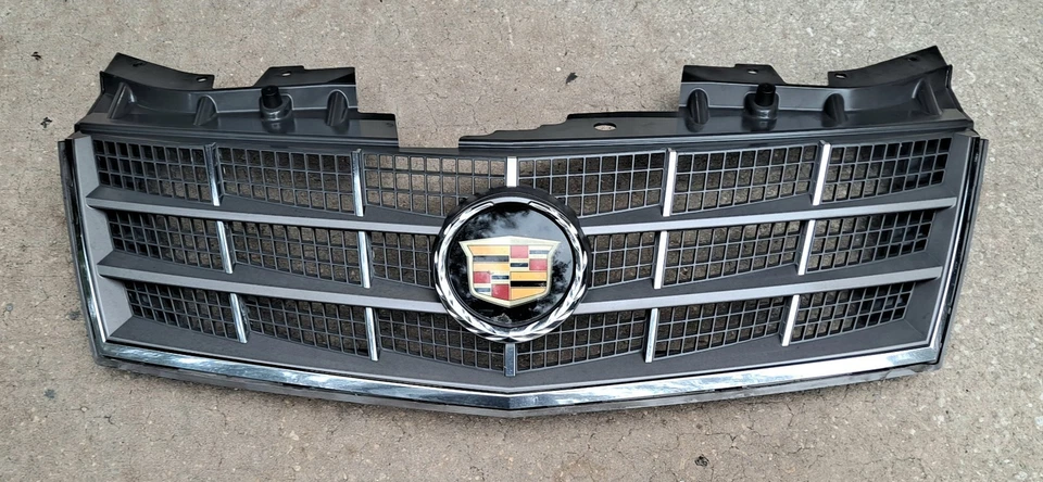 2008-2011 Cadillac STS Sedan Upper Grille Chrome & Gray 2009 2010  Foto 3 de 4