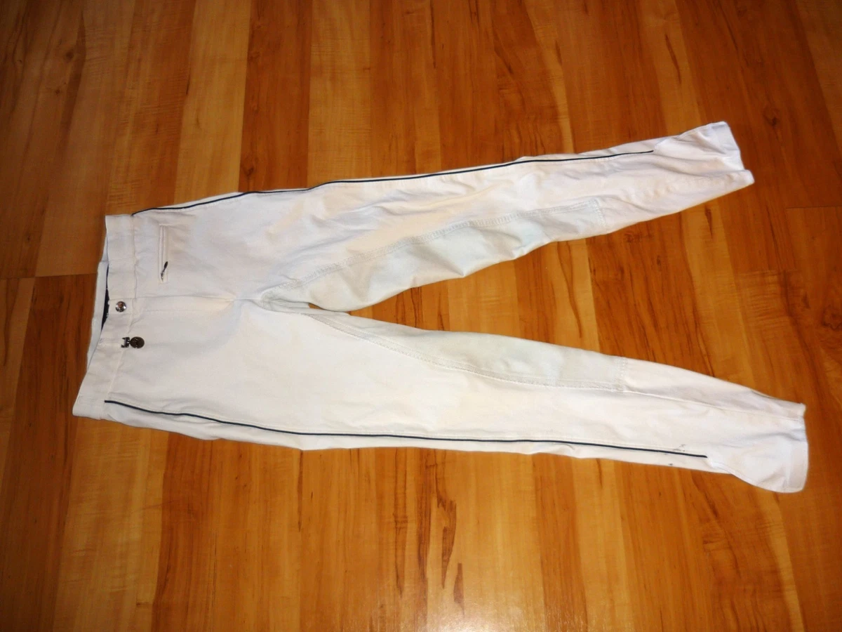 PIKEUR Reithose Vollbesatz - Gr. 72 / 34L - weiß - Turnier-Reithose Langes Bein