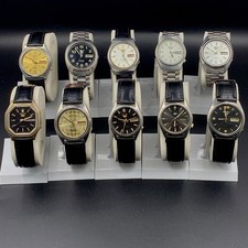 Vintage Seiko 5 Automatic Men's Watches Job Lot of 10 Japan Made Working