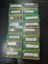 Lot of 16 Mixed DDR2 Laptop RAM SO-DIMM Memory Modules 256MB 512MB 1GB 2GB...