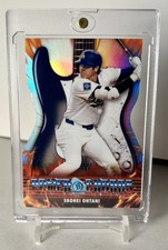 Shohei Ohtani RARE GUITAR DIE CUT REFRACTOR INVESTMENT SSP TOPPS CHROME MVP MINT