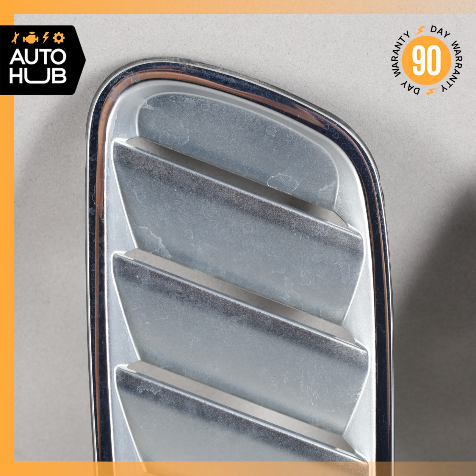 Aston Martin DB9 / Rapide Left & Right Side Hood Vent Grill Chrome Set OEM 22k