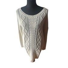 Jack by BB Dakota Cable Knit Sweater Dress Size L