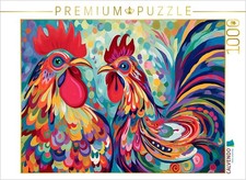 CALVENDO Puzzle Auf dem H hnerhof  1000 Teile Lege-Gr  e 64  48 cm Foto-Puzzle