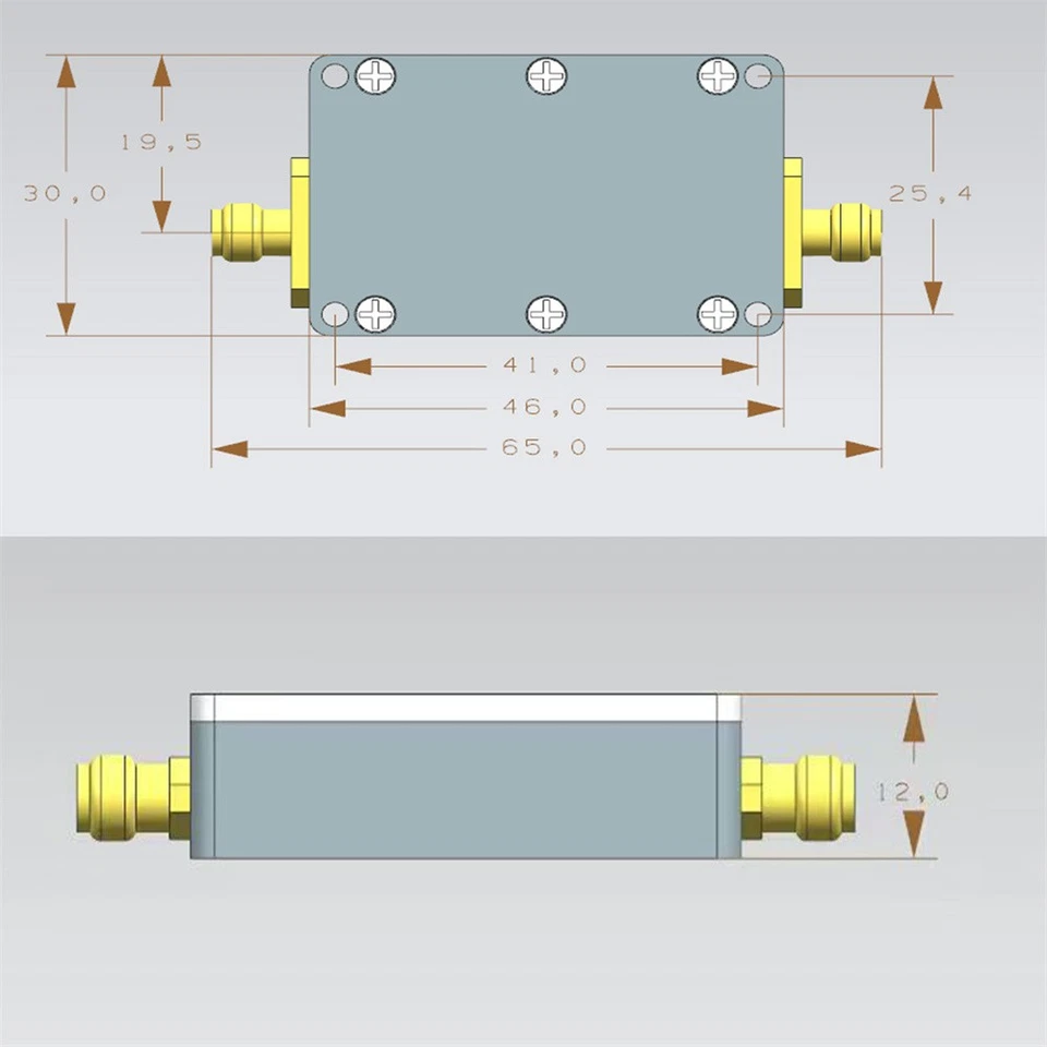 10M-6Ghz Verstärker mit hoher Flachheit 10-40DB Front-End-Empfänger RF Signal Dr - Bild 2 von 4