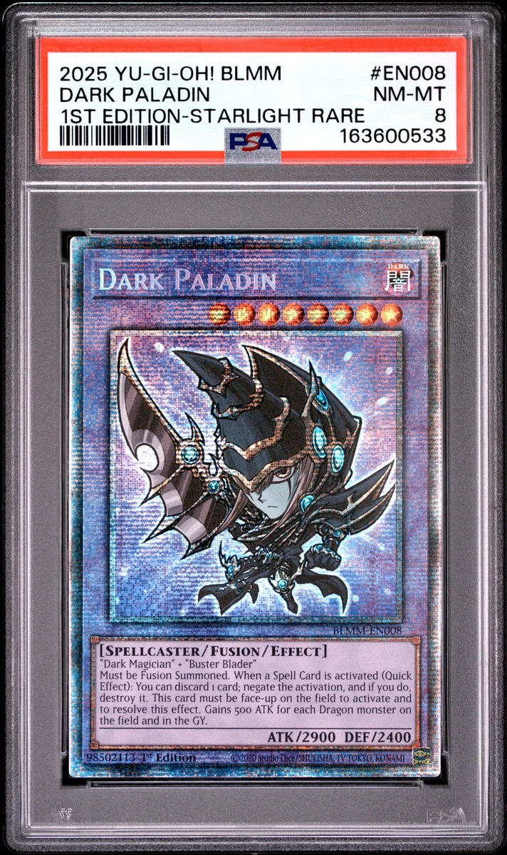 Dark Paladin Yu-Gi-Oh! TCG Professional Sports Authenticator (PSA
