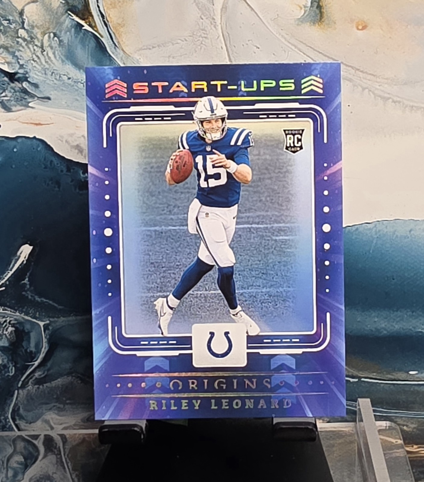 2025 Panini Origins - Riley Leonard #13 Start-Ups Color Match Rookie RC Colts