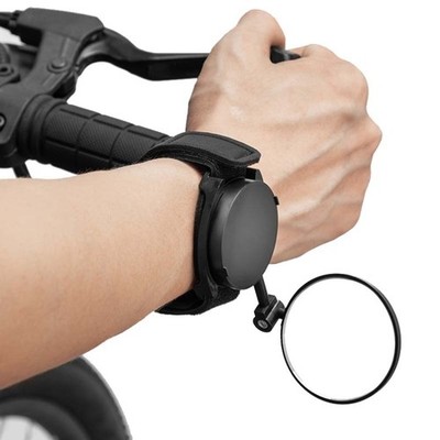 360° drehbarer Fahrrad Rückspiegel mit verstellbarem Armband, HD-Acrylglas