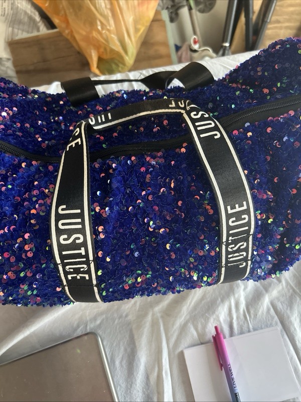 Justice Brand Sequin Bag And Girls Clothes