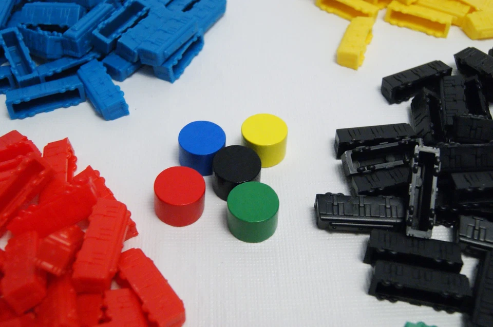 Билет на поездку замена поезда автомобиля полный комплект 225 шт. (45 каждый) + маркеры - Изображение 2 из 4