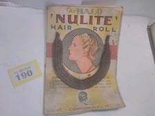 Antique Hair Roll Shop Item Advertising Nulite The Halo 1930's ??