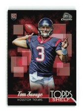 Tom Savage - 2014 Bowman Chrome #TSR-TS Topps Shelf Rookies - Houston Texans