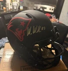 Wes Welker Signed New England Patriots Speed Authentic Eclipse NFL Helmet